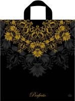 Пакет петлевая ручка 400х370х0,095 Перфекто Золотой этикет ПВД /25/300