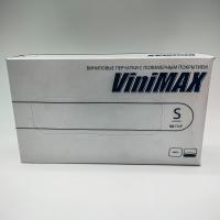 Перчатки неопудренные винил прозрачные,S 100шт/10