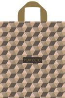 Пакет петлевая ручка 350х310х0,095 Перфекто Иллюзия  ПВД /25/300