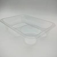 Контейнер прозрачный прямоугольный под запайку соусник в углу К-187С 635мл 187*137*45мм УЮ 80/480