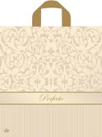 Пакет петлевая ручка 400х370х0,095 Перфекто Элита ПВД /25/300