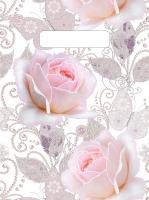 Пакет вырубная ручка 190х250х0,030 Драгоценные розы ПВД /100/3000