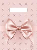 Пакет вырубная ручка 400х310х0,060 Персиковый бант Сима ПВД /50/500