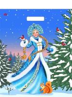 Пакет вырубная ручка 450х380х0,060 ламин Сказочная гостья /50/500