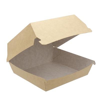 Коробка для гамбургера  BURGER  L картон 123*123*70  /240 Коробка для гамбургера  BURGER  L картон 123*123*70  /240