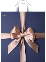 Пакет петлевая ручка 420x380x0,037  Бант Мокко  ПНД /50/300