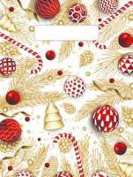 Пакет вырубная ручка 190х250х0,030 Красные шарики ПВД /100/3000