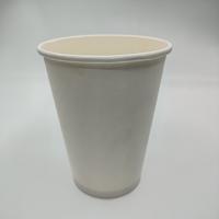 Стакан бумаж.однослойный 350мл Белый  50/1000