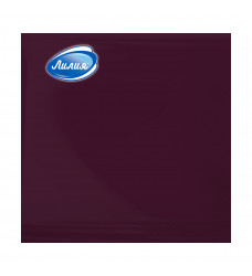 Салфетки бумажные 2-сл Лилия 20л Бордо 33*33 /15 Салфетки бумажные 2-сл Лилия 20л Бордо 33*33 /15