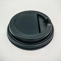 Крышка черная  d90  с питейником ТД  100/1000