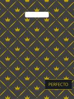 Пакет вырубная ручка 370х300х0,090 Перфекто Кинг ПВД /25/400