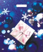 Пакет вырубная ручка 450х380х0,060 ламин Красивый подарок /50/500