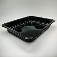 Контейнер под запайку А227-850мл (227х178х35) черный РЕ "И" Алькор / 420