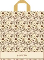 Пакет петлевая ручка 400х370х0,095 Перфекто Принто ПВД /25/300