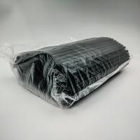 Трубочки прямые черные 210*7мм  250шт в уп /32