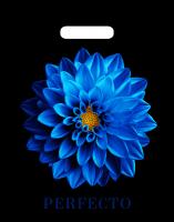 Пакет вырубная ручка 370х300х0,090 Перфекто Далия ПВД /25/400