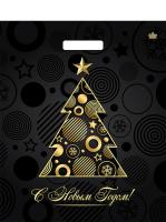 Пакет вырубная ручка 450х380х0,060 ламин Акцент /50/500