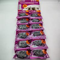 Губка металлическая 16гр на листе 12шт. PATERRA /360