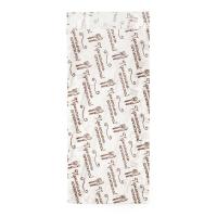 Пакет бумажный 220*90*40 под шаурму с рисунком ПРИЯТНОГО АППЕТИТА белый Aviora 25*100/2500