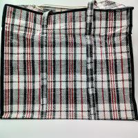 Сумки полипропиленовые 45*40+20 №2 ПП с молнией клетка  /10