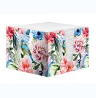 Салфетки  Лилия 100л белые в коробочке Жардин 