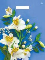 Пакет вырубная ручка 400х310х0,060 Лилия белоснежная ПВД /50/500