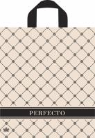 Пакет петлевая ручка 350х310х0,095 Перфекто Карамель ПВД /25/300