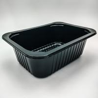 Контейнер под запайку А187-950мл (187х137х65) черный РЕ Алькор / 594