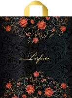 Пакет петлевая ручка 420х460х0,095 Перфекто Флауэр ПВД /25/300