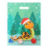 Пакет вырубная ручка 400х310х0,060 ламин Символ мудрости /50/500