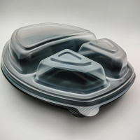 Контейнер 3-х секц с крышкой СПК-257-3,800мл СТП/300