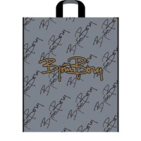 Пакет петлевая ручка 300х320х0,055 "БОРГ" матовый Артпласт 50/500 