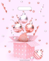 Пакет вырубная ручка 400х310х0,030 Новогодний фейерверк ПВД /50/1300