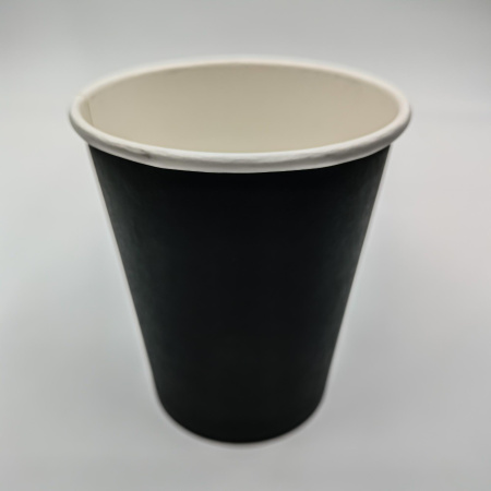 Стакан бумаж.однослойный 250мл Черный 50/1000