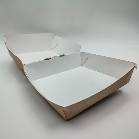 Коробка для гамбургера ECO BURGER L картон 140х140х70 мм / 150 шт/кор