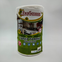 Салфетки универсальные в рулоне 150шт, 20х23см, вискоза (спанлейс) 35 г/м2, Любаша
