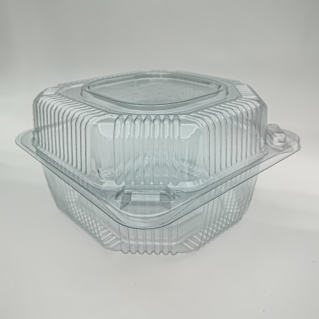 Контейнер с крышкой К-11 Кр(В) ПЭТ размер 110*110*70 мм   Упакс-Юнити (Аналог РК-11) /600 