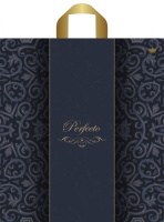 Пакет петлевая ручка 420х460х0,095 Перфекто Паттерн ПВД /25/300