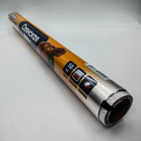 Фольга 44 см х 10м (14) в пленке Саянская особо прочная  Россия /15