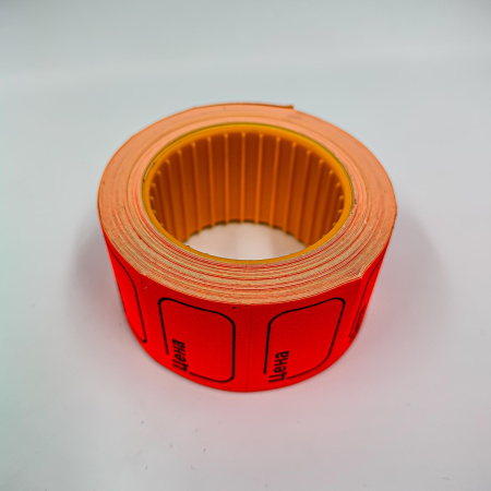 Этикет-лента 30*20 цена 350эт. красная /10 /100