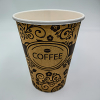 Стакан бумаж.однослойный 350мл Узор  50/1000