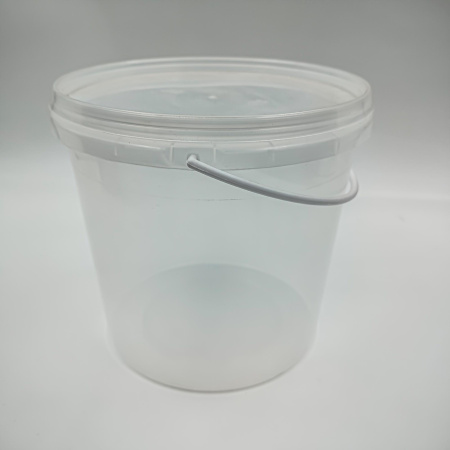 Ведро пищевое 2л с крышкой прозрачное /90