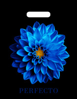 Пакет вырубная ручка 370х300х0,090 Перфекто Далия ПВД /25/400