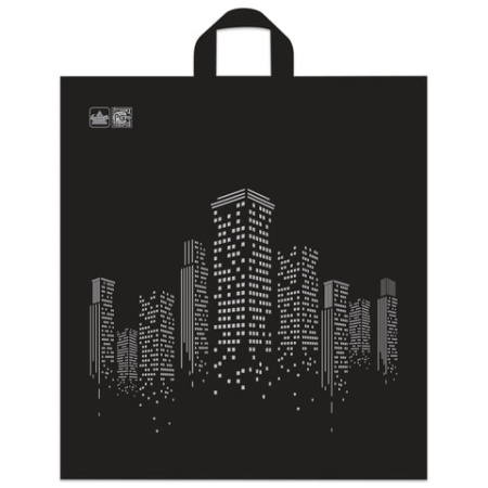 Пакет петлевая ручка 440x400x0,043 Биг сити ПНД /50/300 Пакет петлевая ручка 440x400x0,043 Биг сити ПНД /50/300