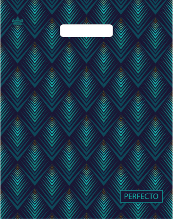 Пакет вырубная ручка 370х300х0,090 Перфекто Паулини ПВД /25/400