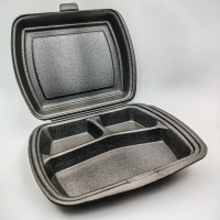 Ланч-бокс LB-3  черные 250*195*68/100