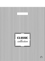 Пакет вырубная ручка 450х380х0,060 ламин Полосатая классика /50/500