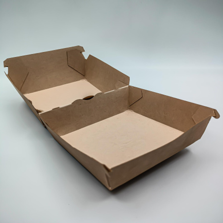 Коробка для гамбургера М картон 100х100х60 мм 50шт.в уп. / 300 шт.