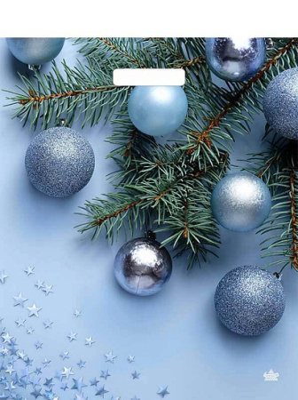 Пакет вырубная ручка 450х380х0,060  Звездное конфетти ПВД /50/500