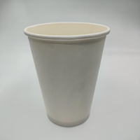 Стакан бумаж.однослойный 350мл Белый  50/1000